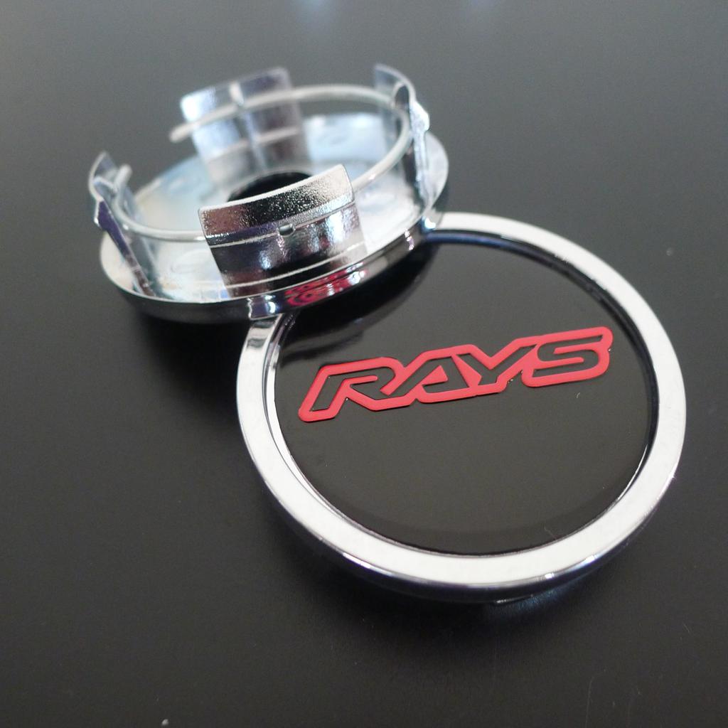 4 Stück 58mm Felgendeckel Nabe für Volk Rays Racing VR 52mm Felgen Abdeckung Logo Emblem Abzeichen Auto Styling Zubehör