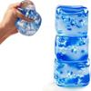 Snowflake Ice Cube Maltose Squishy Toy, Slow Rebound Stress Relief Pinch Music Tool for Kids and Adults