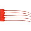 100pcs Plastic Tamper Seals Tamper Self-Locking Security Zip Tie,Security Tag for Extinguishers and Safety