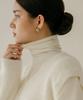 Meibeoyu Lenna Wool Turtleneck T-Shirt _ Ivory
