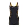 Sports Swimsuit Women's One-piece Boxer Belly Cover Slimming Swimming Pool Hot Large-size Racing Suit