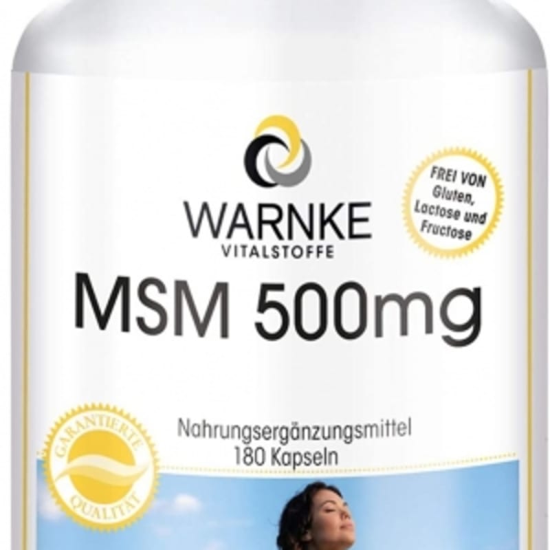 

Warnke MSM 500 мг, 180 капсул