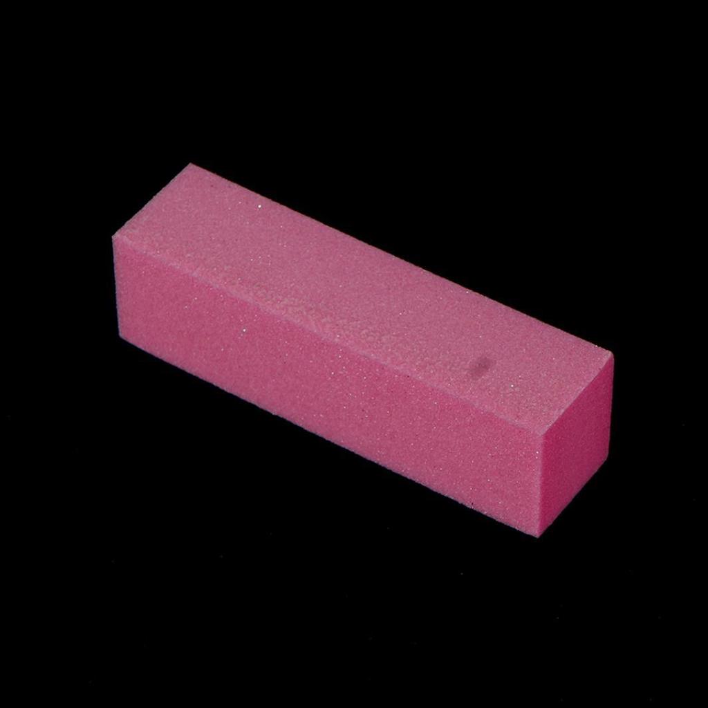 6Pcs Nail Art Sanding File Buffer Block Cleaning Brush Manicure Tool Kit Set