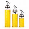 1 Stück 200/300/500 ml Ölflasche Hohes Borosilikatglas Spender Mit Skala Quantitative Soßen Essig Kochküchenzubehör