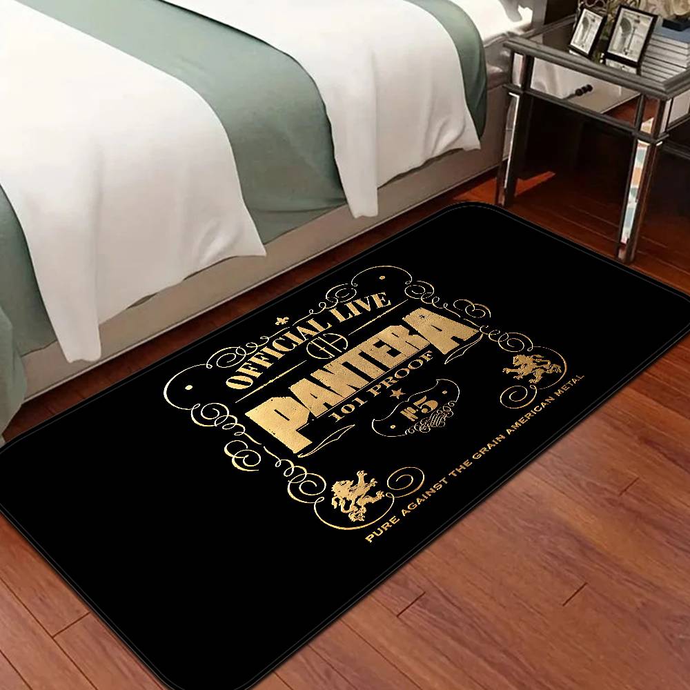 Band P-Pantera Bathroom Mat Kids Room Bedroom Decoration Balcony Anti-Slip Doormat Living Room Welcome Rug