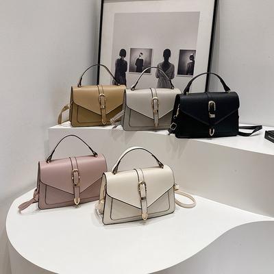 Women Minimalist Casual Small Square Crossbody Shoulder Bag For Daily Commuting