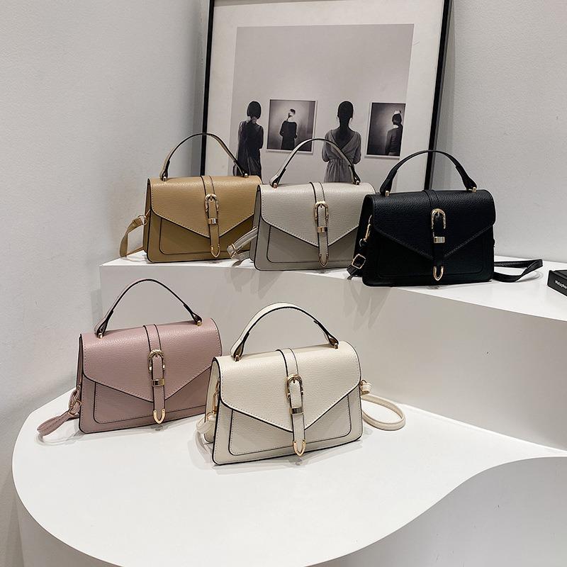 Women Minimalist Casual Small Square Crossbody Shoulder Bag For Daily Commuting
