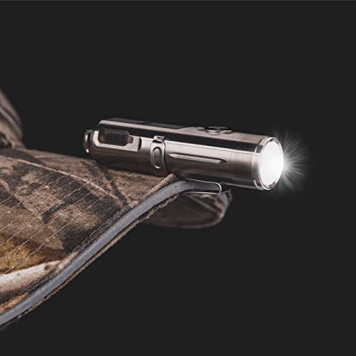 RovyVon A4 Pro Titanium Keychain Flashlight, Ultra-Bright 650 Lumens Small EDC Flashlight for Home, Outdoor, Camping, and Celebrations