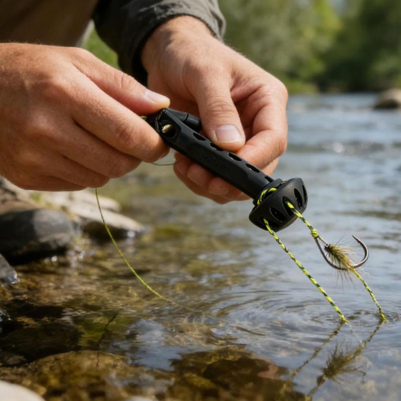 El Accesorio Pasahilos Magnético para Pesca con Mosca Hace que Montar Moscas Pequeñas Sea Fácil y Preciso