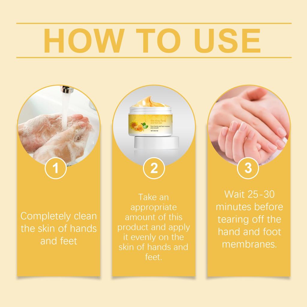 Milk Honey Hand And Foot Wax;Hand And Foot Peel Mask;Skin Care Mask