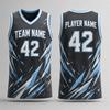 Trendy DIY Basketball Jersey For Men Summer Fashion Custom Name Team Name Number 3D Printed Vest Loose Quick Dry Team Uniforms