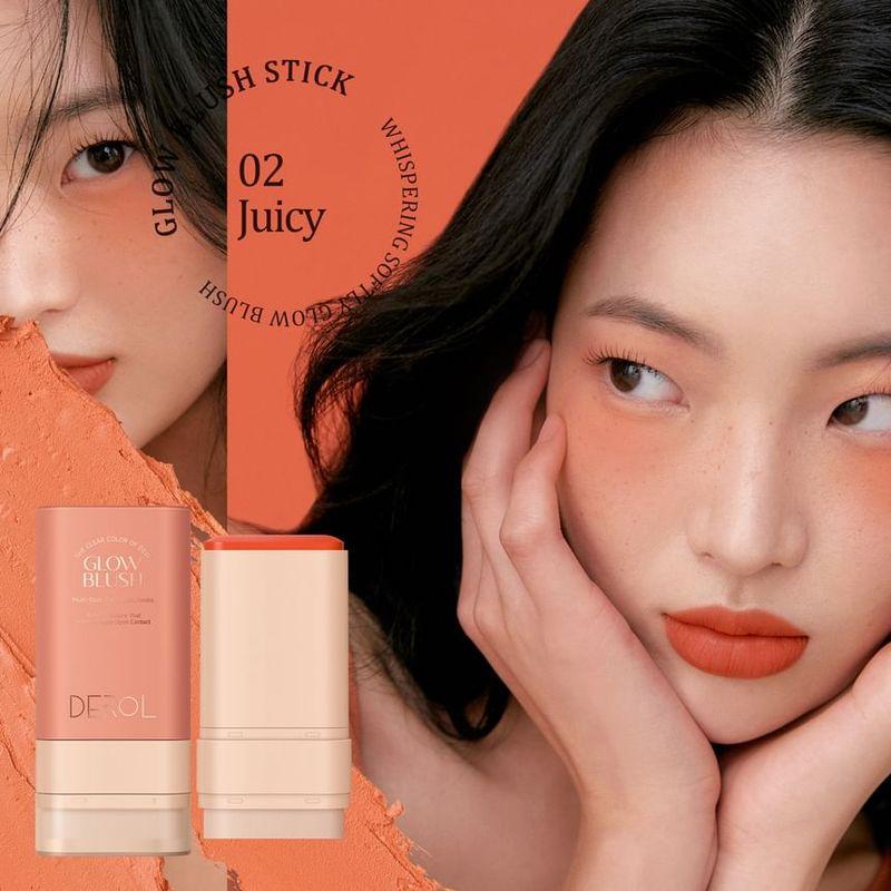 DEROL - Sanft leuchtender Blush-Stick - 3 Farben