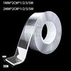 New 1/2mm Ultra-strong Double-sided Adhesive Upgraded Removable Clear Nano Tape Reusabl Waterproof Grid Adhesive Tapes