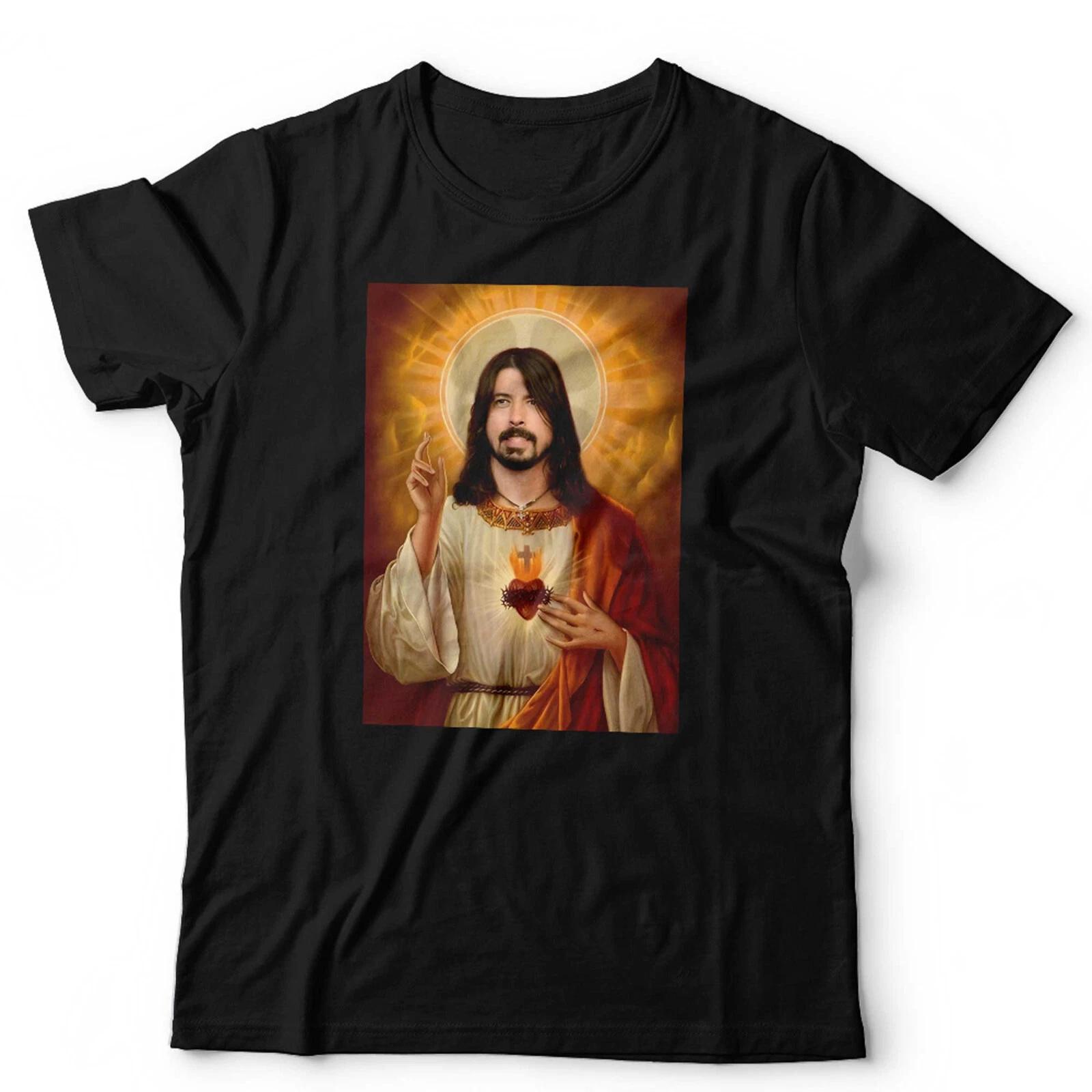Dave Grohl Jesus Tshirt Unisex & Kids Vintage Retro Rock Funny Parody Foo XS