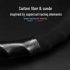 Nissan Car Models Suede & Carbon Fiber Leather Steering Wheel Cover