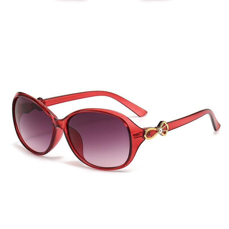 High-End Sunglasses For Women, Fashionable Sunshade, Hanchao Ins Uv Protection With Diamonds, Small Retro.