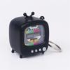 Vintage Style Mini TV Keychain With Light Sound Features Compact Keyring Gift For Birthdays Holidays