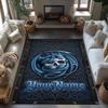 Gothic Illustrations Customize Your Name Floor Rug Office Rug Design for Dining Room Playrooms Outdoor Bedrooms Antislip Carpet Office home decor