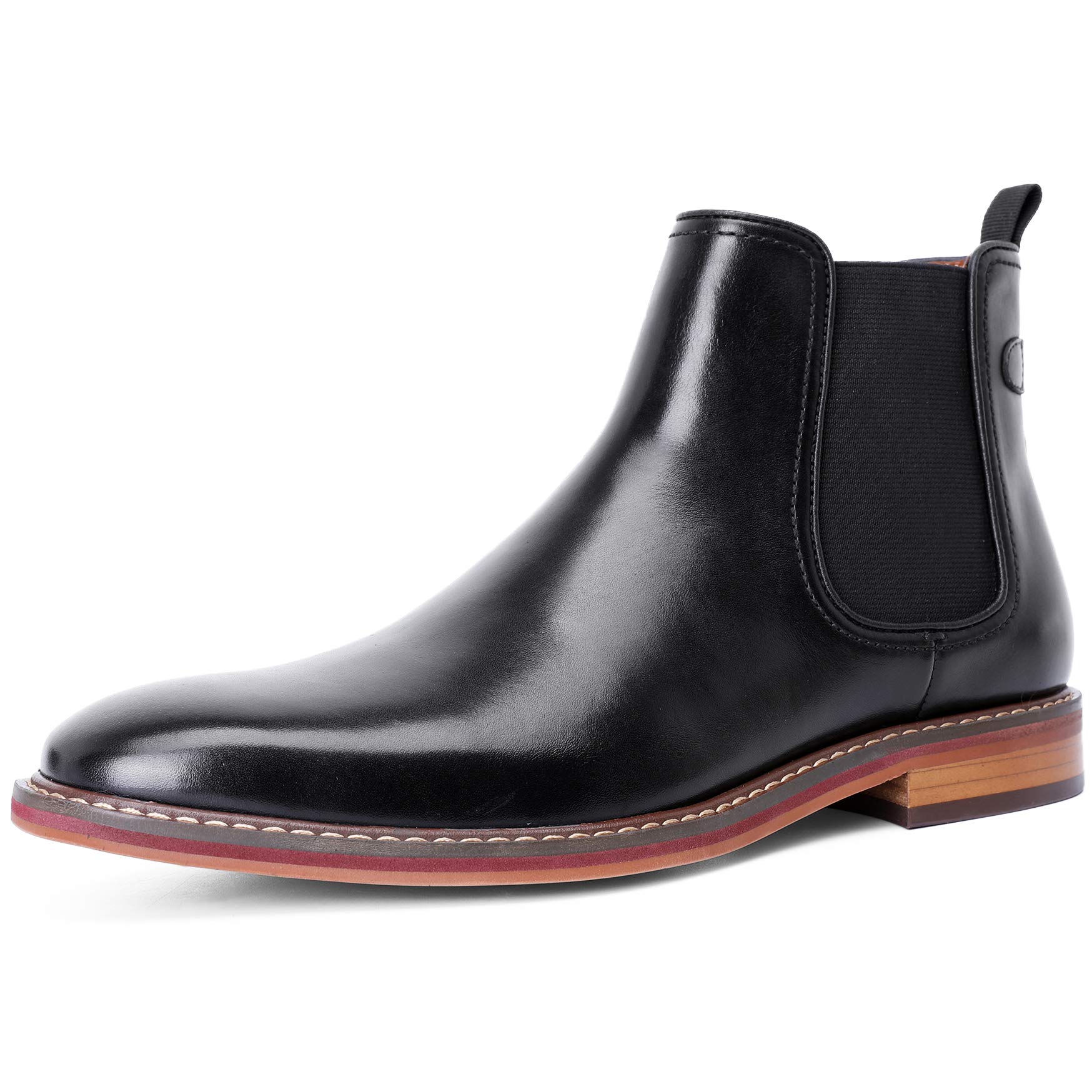 

Foxsense Chelsea Chukka Genuine Leather Dress Size Men s Boots, Side-Gore Boots, Shoes, Formal, Black, 26.0cm, C805H-01