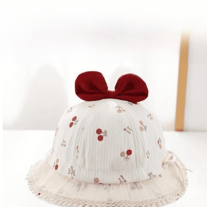 

Baby Girl Sun Hat With Wide Brim For Spring Autumn Protection And Breathability красный