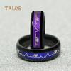 Unisex Female Male Heart Heartbeats Color Changeable by Mood Band Lovers Couple Ring