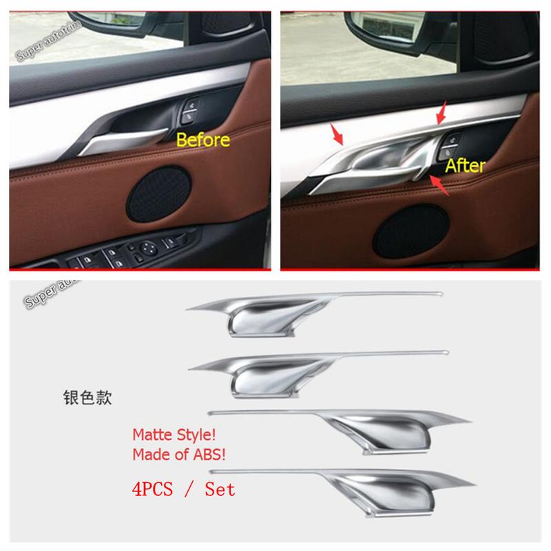 Gear Shift Panel / Dashboard Air AC Vent / Door Lock Pin Cover Trim Accessories For BMW X5 F15 2014 - 2017 / X6 F16 2015 - 2018
