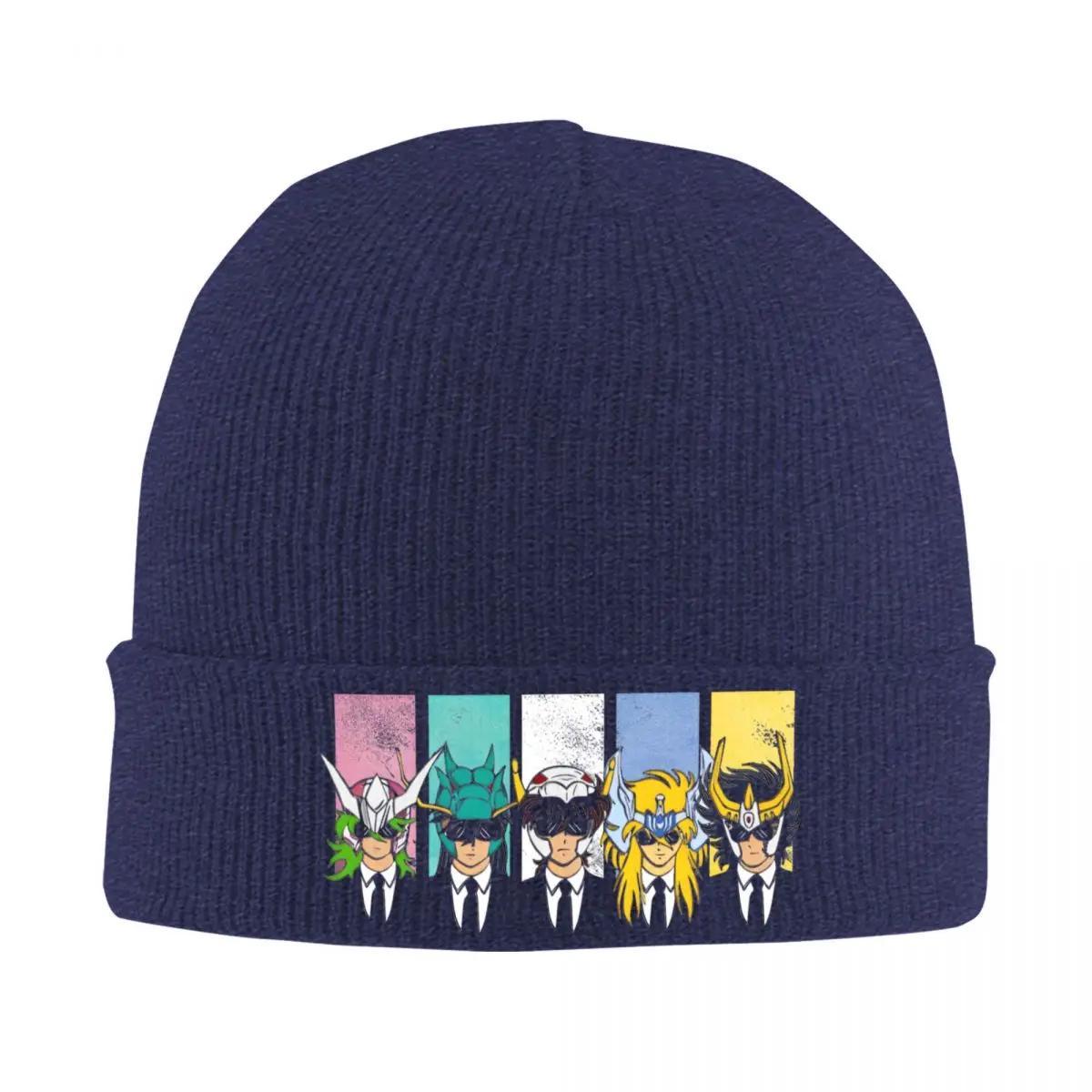 

Reservoir Saints Knitted Caps for Women Unisex Skullies Beanies Winter Hat Acrylic Knights Of The Zodiac Warm Cap
