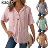 Women's Fashion Casual Short Sleeve Blouses & Shirts