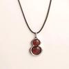 Necklace Female Douyin New Red Stone Gourd Pendant Simple Light Luxury Versatile High-end Sweater Chain Jewelry Male