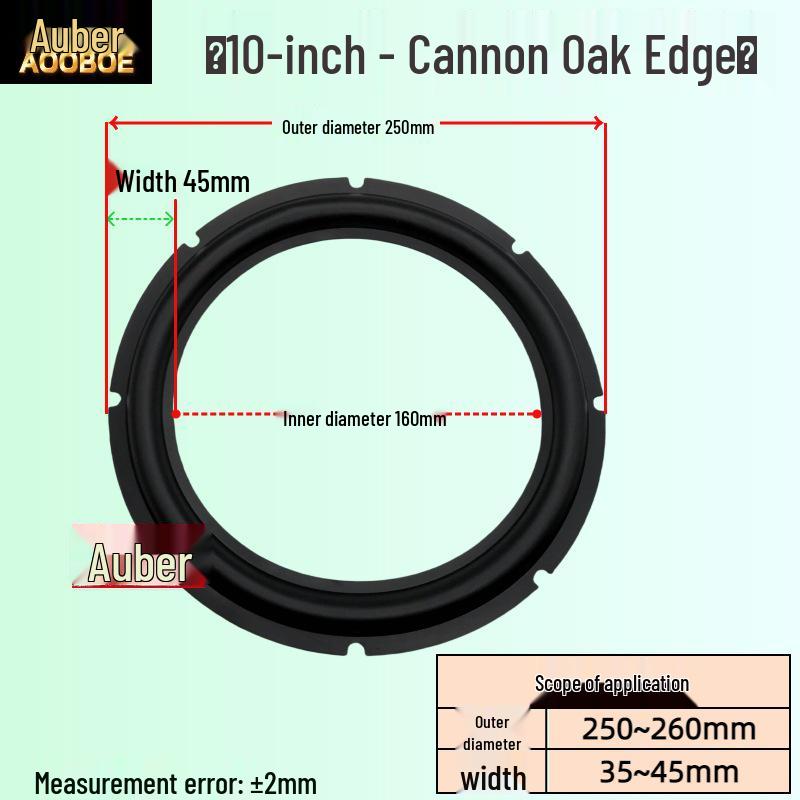 Audio Speaker Rubber Edge Repair Rings: 3/4/5/6.5/8/10/12 Inch Replacement