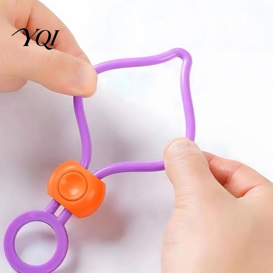 Multifunctional Silicone Straps for Pets Food Sealing Straps, Flexible Reusable Storage Cable Ties Push Type Lock Object Fixing with Safety