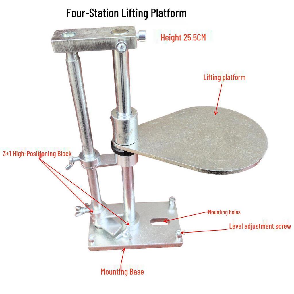Octagonal Gemstone Grinder Lifting Table Platform