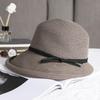 Big eaves hat women's summer small fresh versatile sun hat sun protection sun hat foldable braided hat women