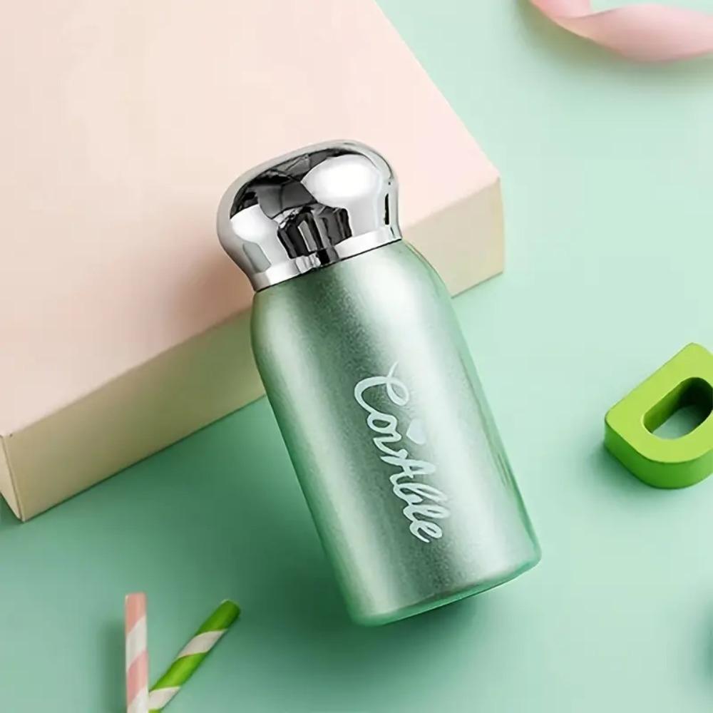 

Stainless Steel Electroplated Glossy Water Cups Leak-Proof Insulated Water Bottles Women светло-фиолетовый
