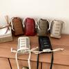 Vintage Hollow Women Shoulder Bag  Handbags PU Leather Summer Solid Color lady Crossbody Bag small phone wallet