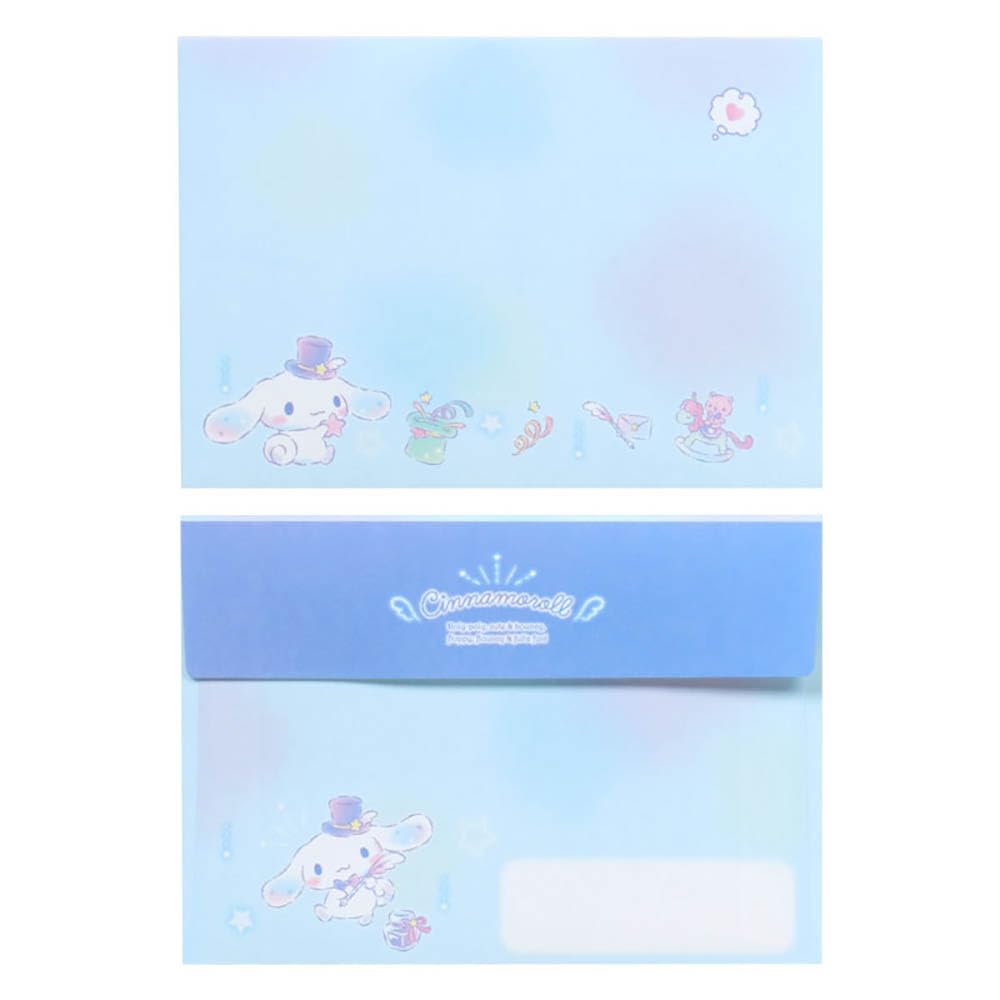 Sanrio Letter 16cm X X 22cm 493899 Character-Shaped Set, Cinnamoroll. Package Approx. (W) 0.8cm (D) (H).