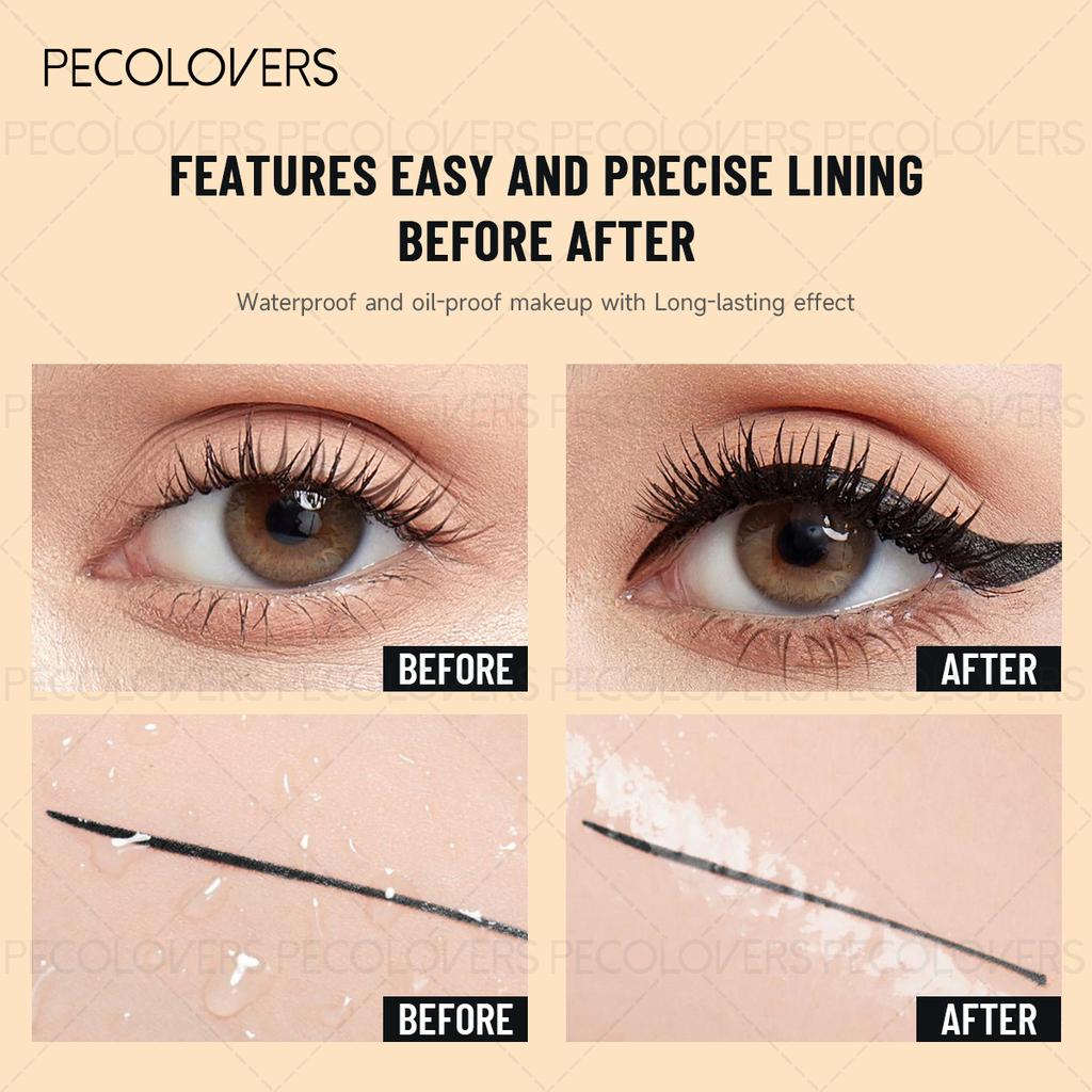 3PCS Ultrafine Liquid Eyeliner - Waterproof, Anti-fouling, Silky, Quick-drying, Durable, for Precise Eye Makeup Applications