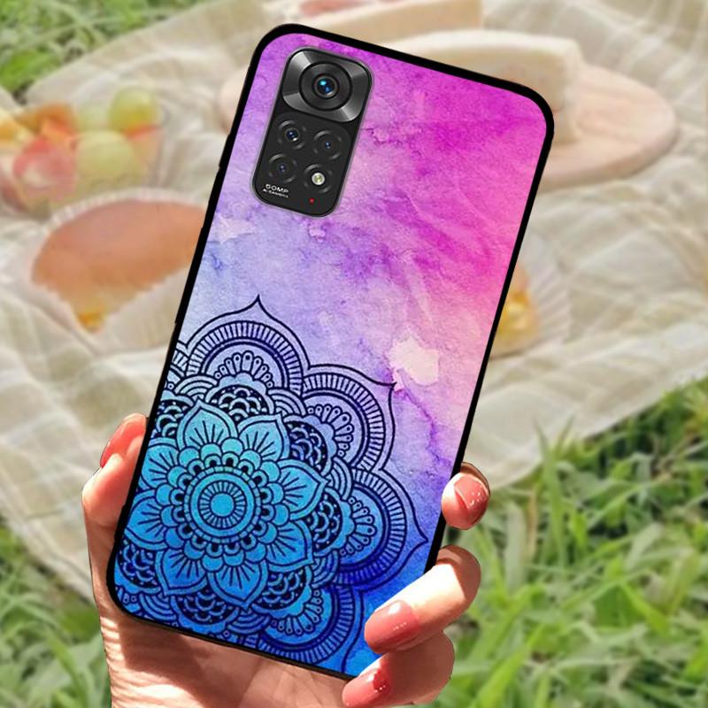 For Redmi Note 11 4G Case Cute Shockproof Silicone Soft TPU Phone Cover For Xiaomi Redmi Note 11s Bumper Cases On Note11 Pro