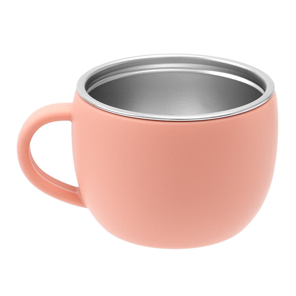 Color Kids 1 Stück Einhand-Fütterbecher BPA-frei Baby Edelstahl-Wasserbecher Abnehmbarer Silikon-Flüssigkeitsbecher Weihnachtsgeschenk