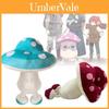 Adorable Dungeon Meshi Mushroom Plush Toy Red Blue Anime Manga Character Soft Stuffed