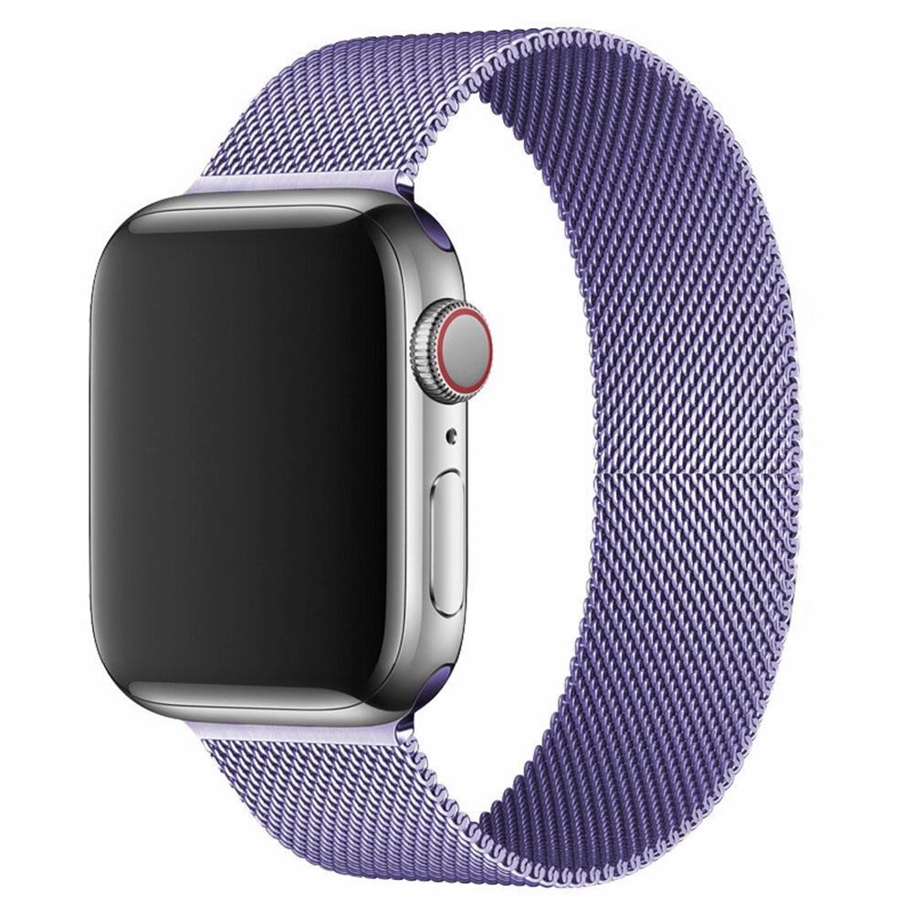 Toepasbare Magnetische Milanese Band voor Apple Watch Series 8/7/6/SE/5/4/3/2 en iWatch