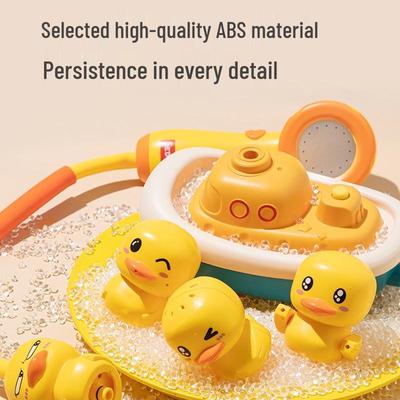 Electric Pirate Duck Shower Head & Bath Toy Set for Kids & Parents