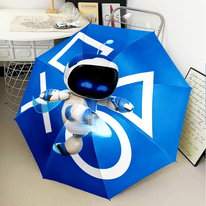 Underwater Adventure Robot Umbrella Folding umbrella, automatic umbrella 8-Frame for Travel, camping Use Gift for Halloween Christmas