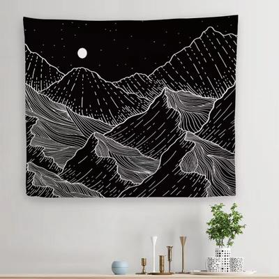 Nordic INS Style Simple Tapestry Personalized Room Wall Decor for Bedroom Creative Scandinavian Minimalist Home Decor