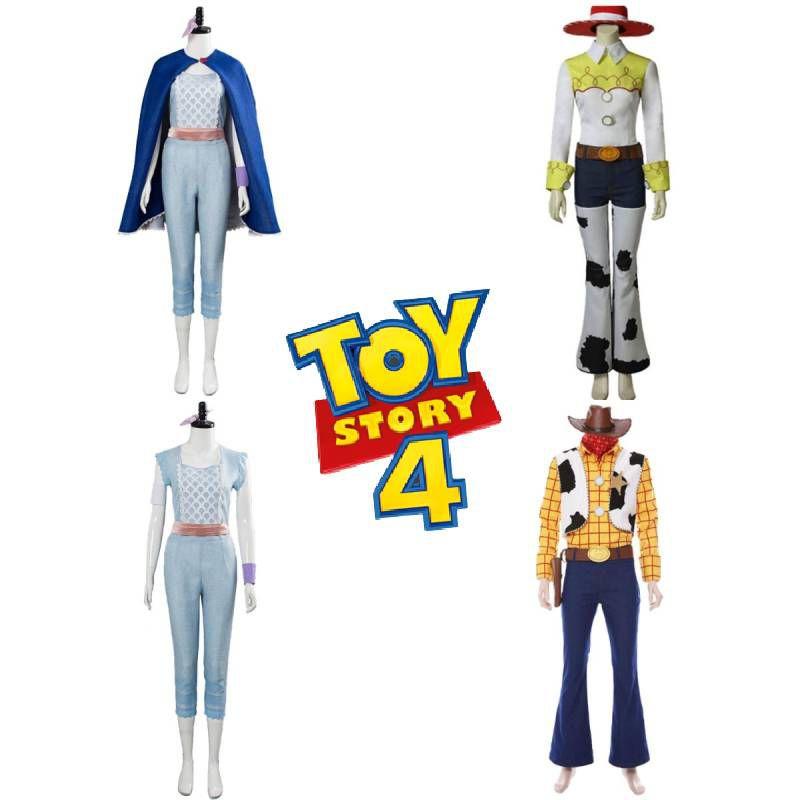 Get Ready For Adventure With Toy Story Woody Bo Peep Jessie Cosplay Stage Costumes