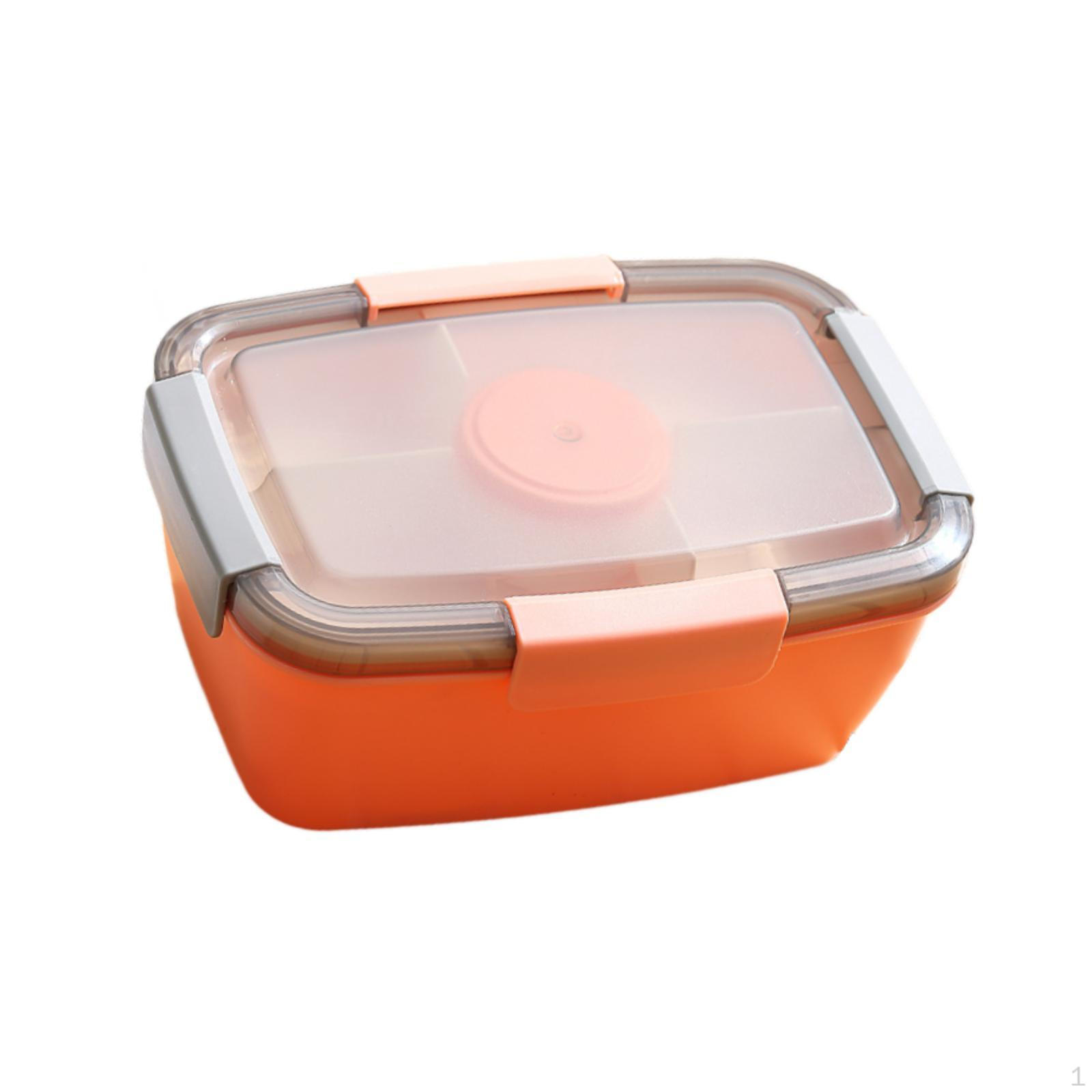 

Snack Sandwich Box Leakproof Multipurpose Lunch for Meal Vegetables Rice pink