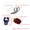 Pack of 15 Guitar Finger Thumb Fingernail Guitar Plastic Multicolor Silver Picks, Picks, Picks, Picks, Parts, & Metal, &