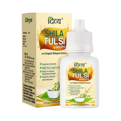 Shila Tulsi Drop 30 Ml Pack of 1 – Natural Tulsi & Shilajit Liquid Supplement for Stamina and Immunity Boost