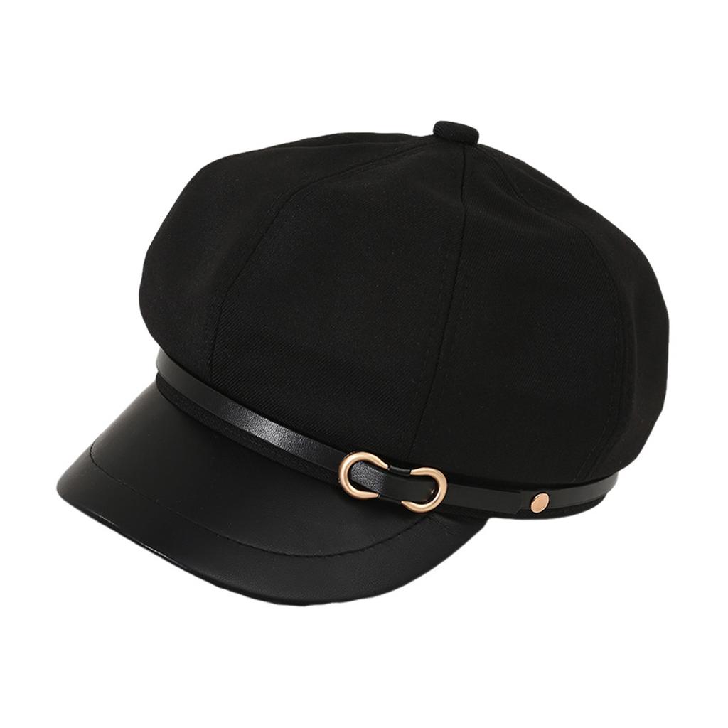 Retro Beret Painter Caps for Girls Fashionable Soft Fabric Winter Warm Caps for Outing Travelling Vacation