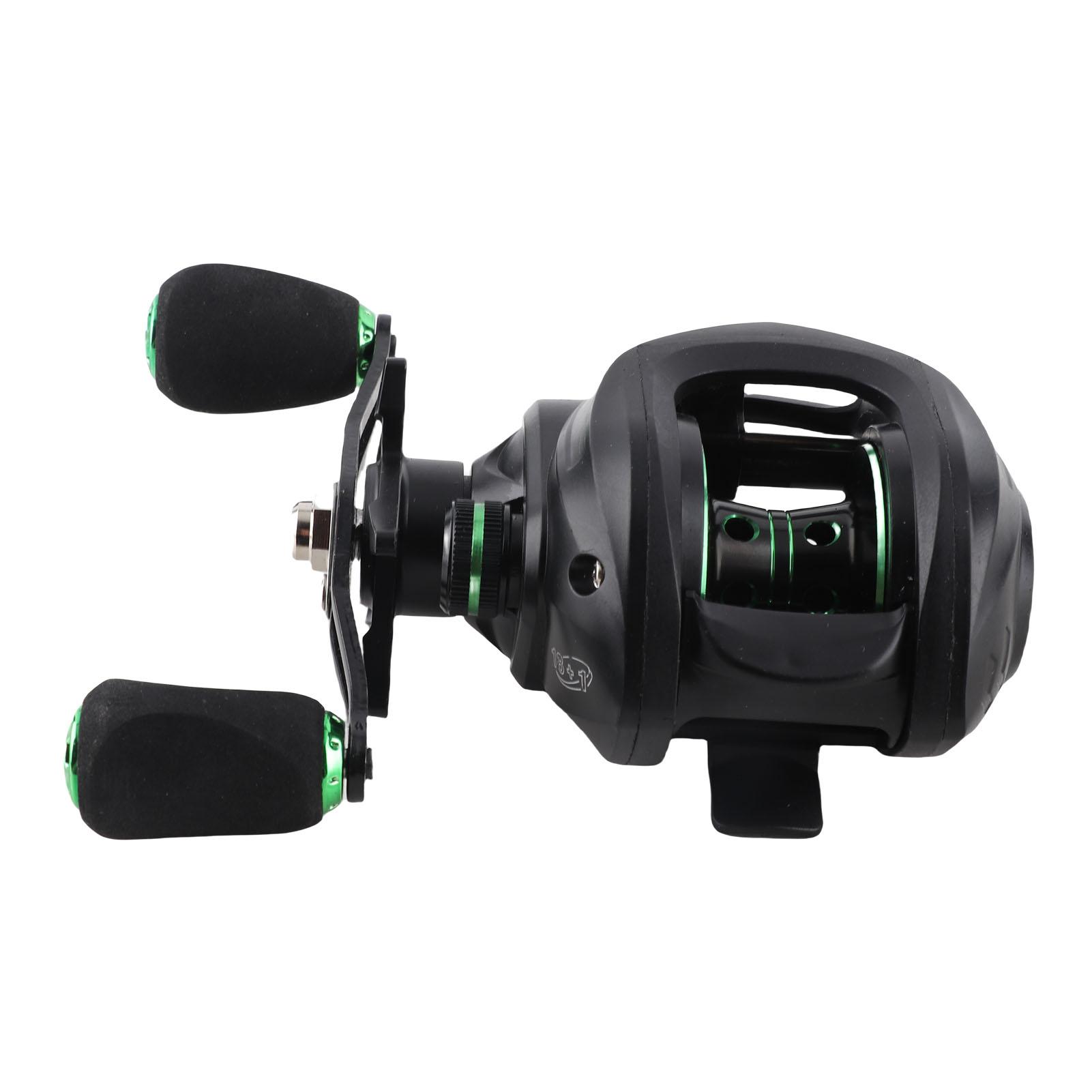 Igeteck Hl Metal Wheel Baitcasting Reel Left Hand Magnetic Brake Fishing Accessory